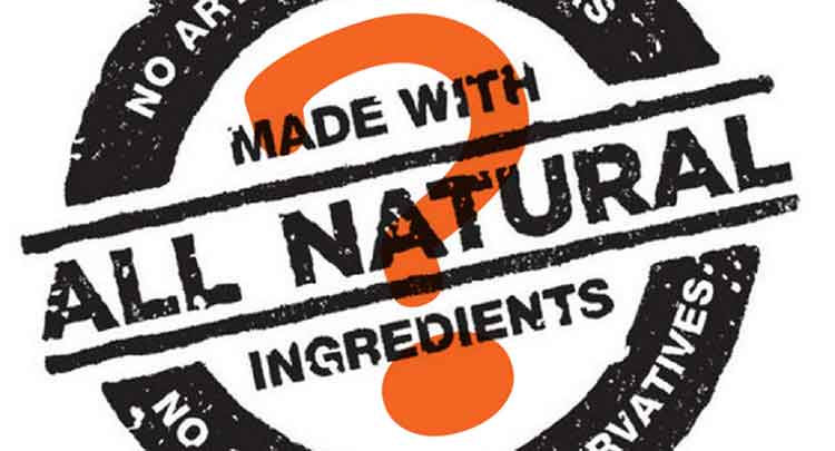 all natural label