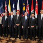 Leaders of TPP member states