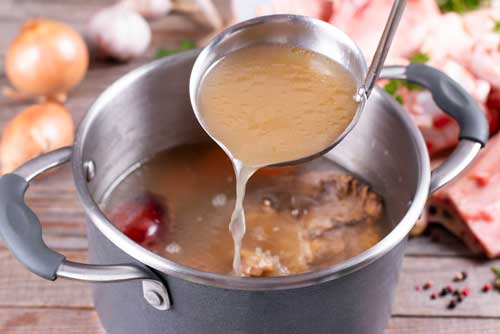 Bone broth soup
