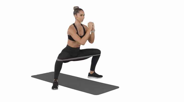Banded Sumo Squat