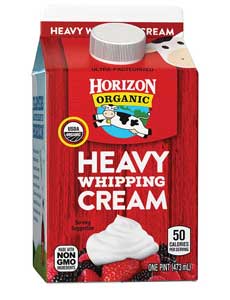 Heavy whipping cream