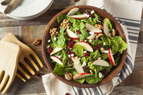 Spinach salad