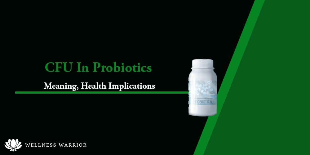 what is cfu in probiotics