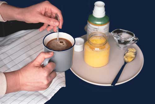 adding MCT oil to coffee