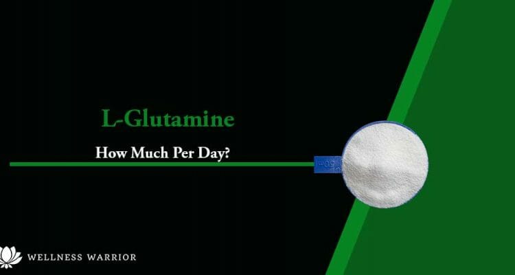how much glutamine per day