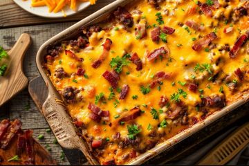 Keto Bacon Cheeseburger Casserole Recipe