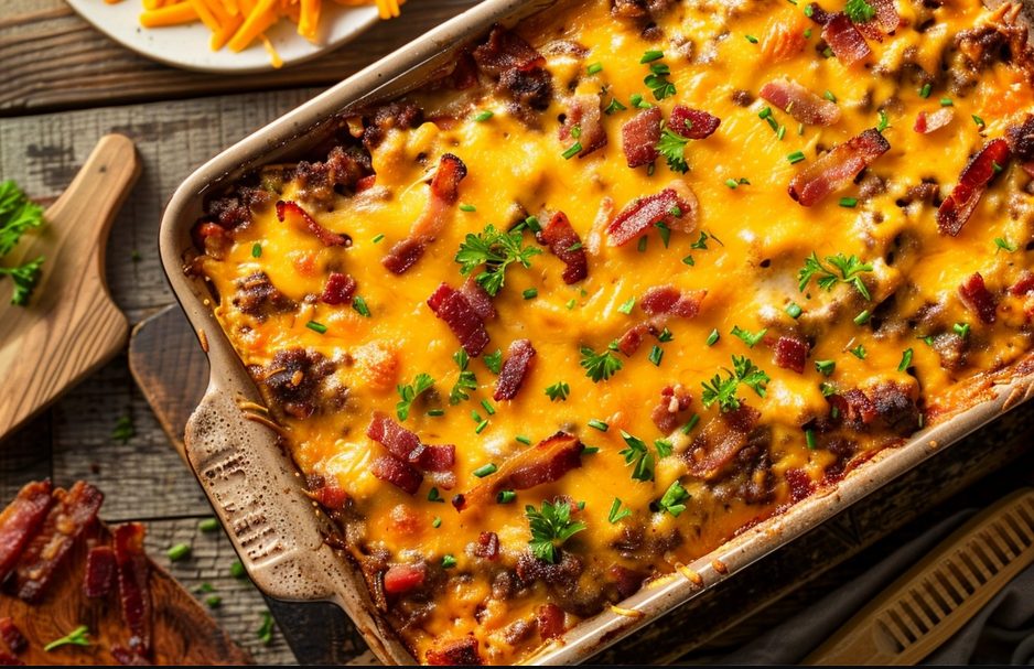 Best Keto Bacon Cheeseburger Casserole Recipe Keto Bacon Cheeseburger
