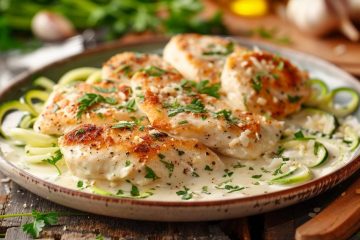Keto Chicken Alfredo