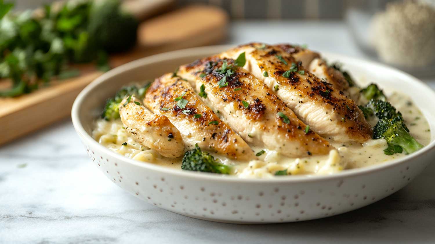 Keto Chicken Broccoli Alfredo LowCarb, HighFlavor