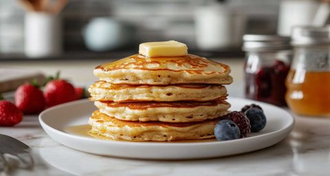 Easy Fluffy Pancakes Recipe - Inspired Taste