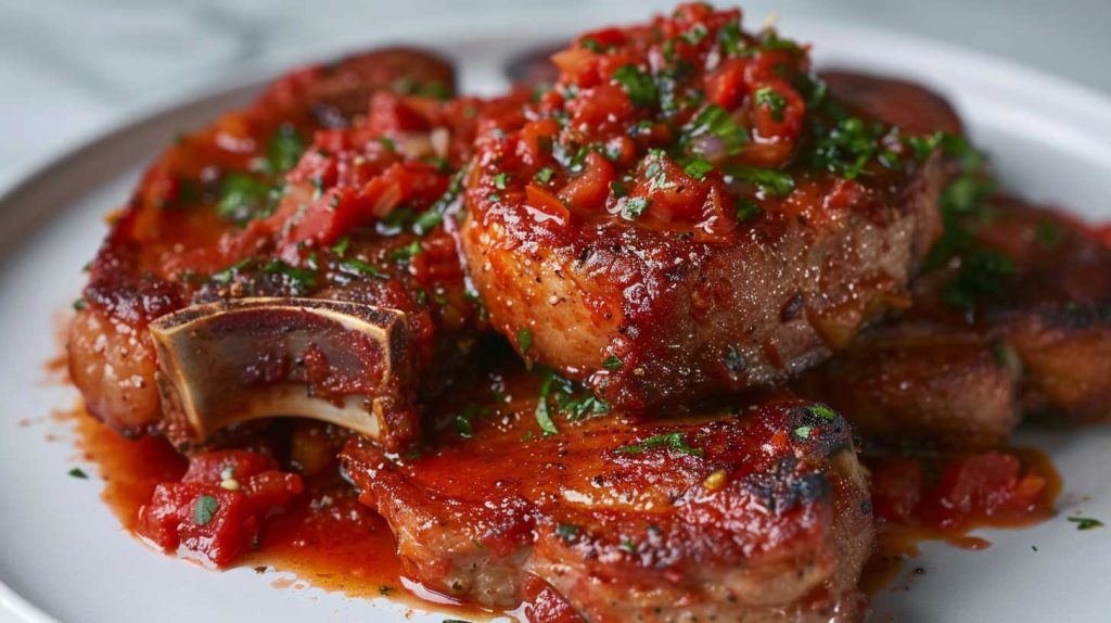 Keto Pork Chops with Tomato Sauce Recipe That you Will Love!