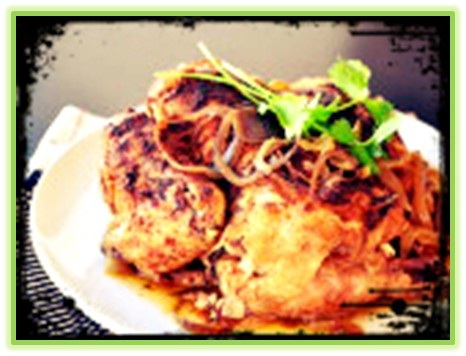 golden spice rubbed whole chicken cooked tender in a crockpot