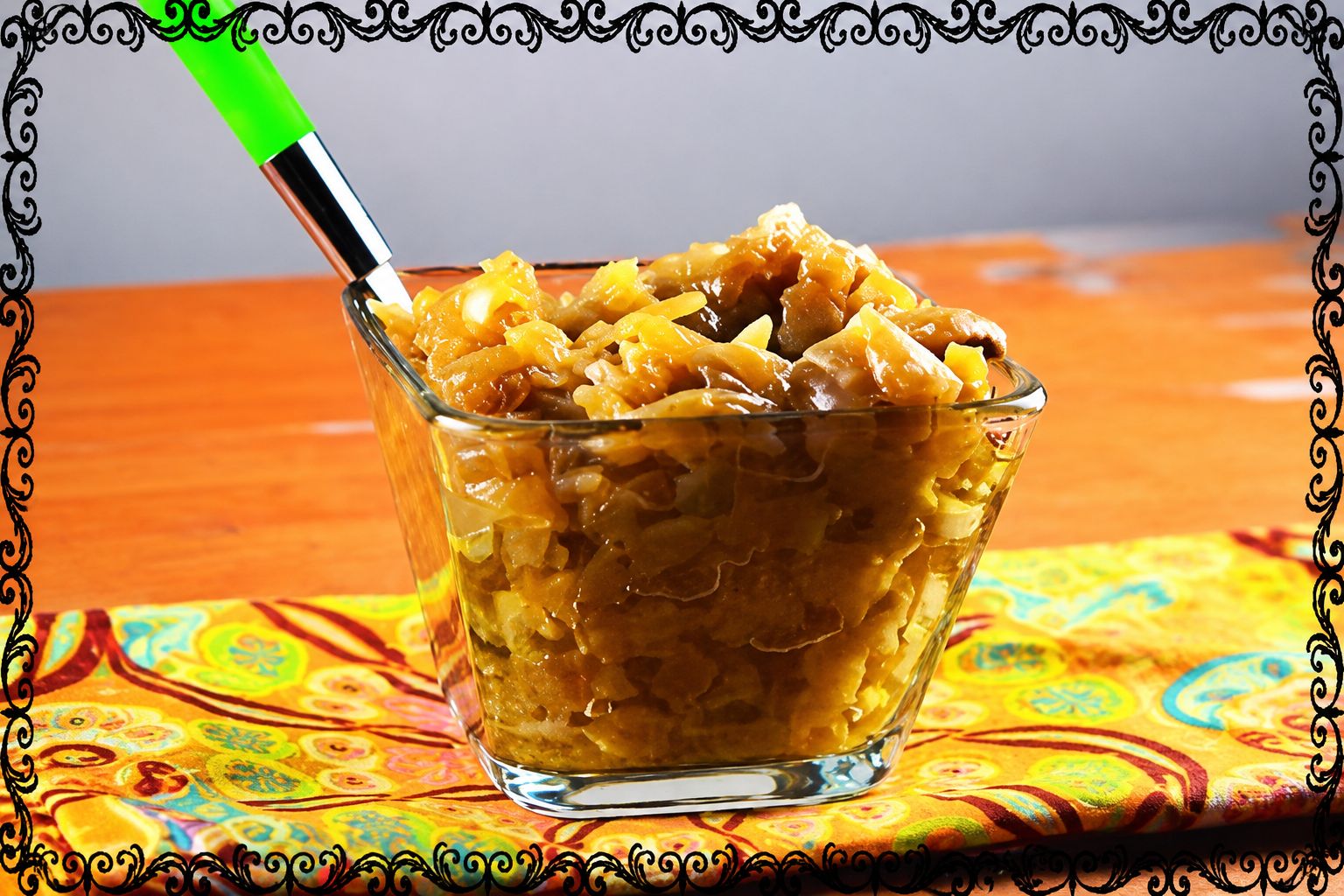 slow cooker caramelized onion topping served from the slow cooker