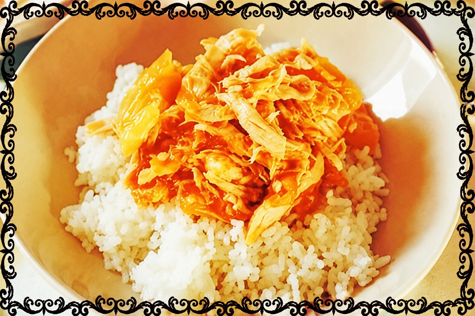 Sweet Hawaiian chicken with pineapple and mandarin oranges