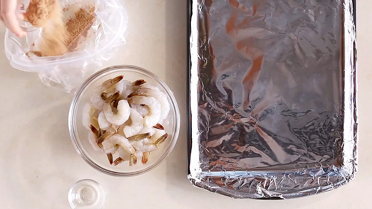 Brown sugar and blackening seasoning combined for the shrimp
