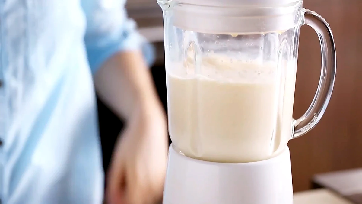 Orange dream shake blended thick and creamy