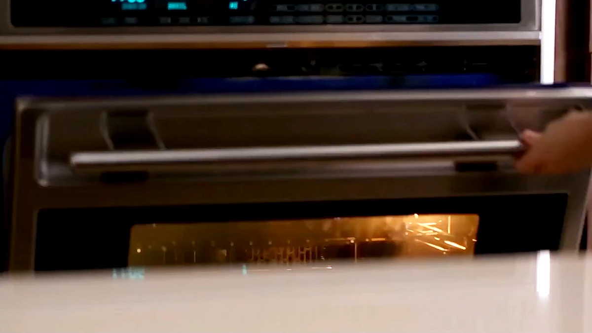 Shrimp going under the broiler to blacken