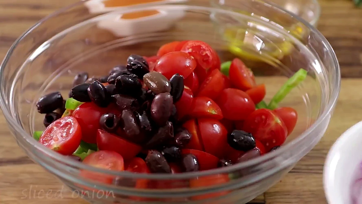 Greek Salad Recipe ingredients