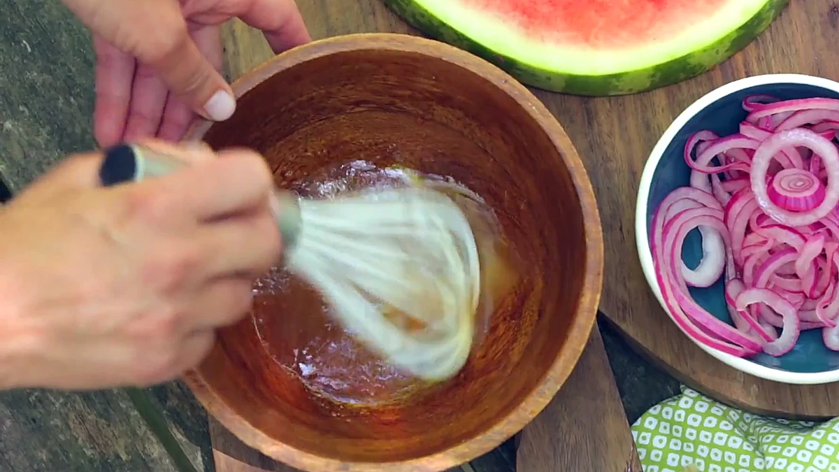 Grilled Watermelon Pizza ingredients