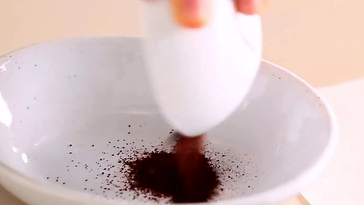 Smoked paprika added to a small bowl