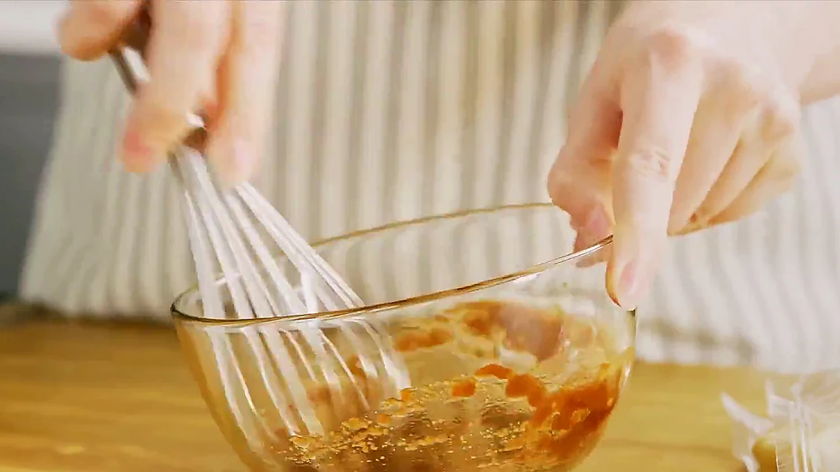 Chipotle brown sugar sauce whisked smooth
