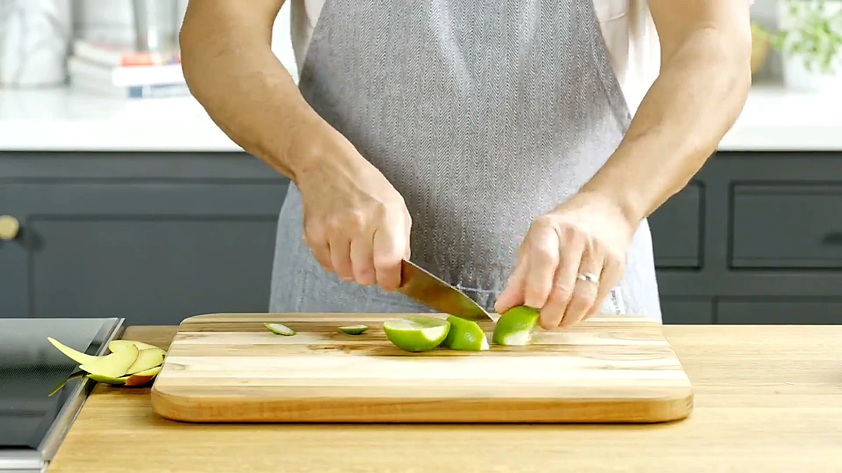 Lime cut into wedges