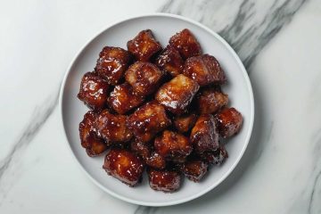 Keto pork belly burnt ends
